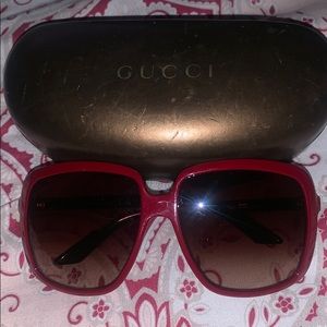 Red Gucci Sunglasses